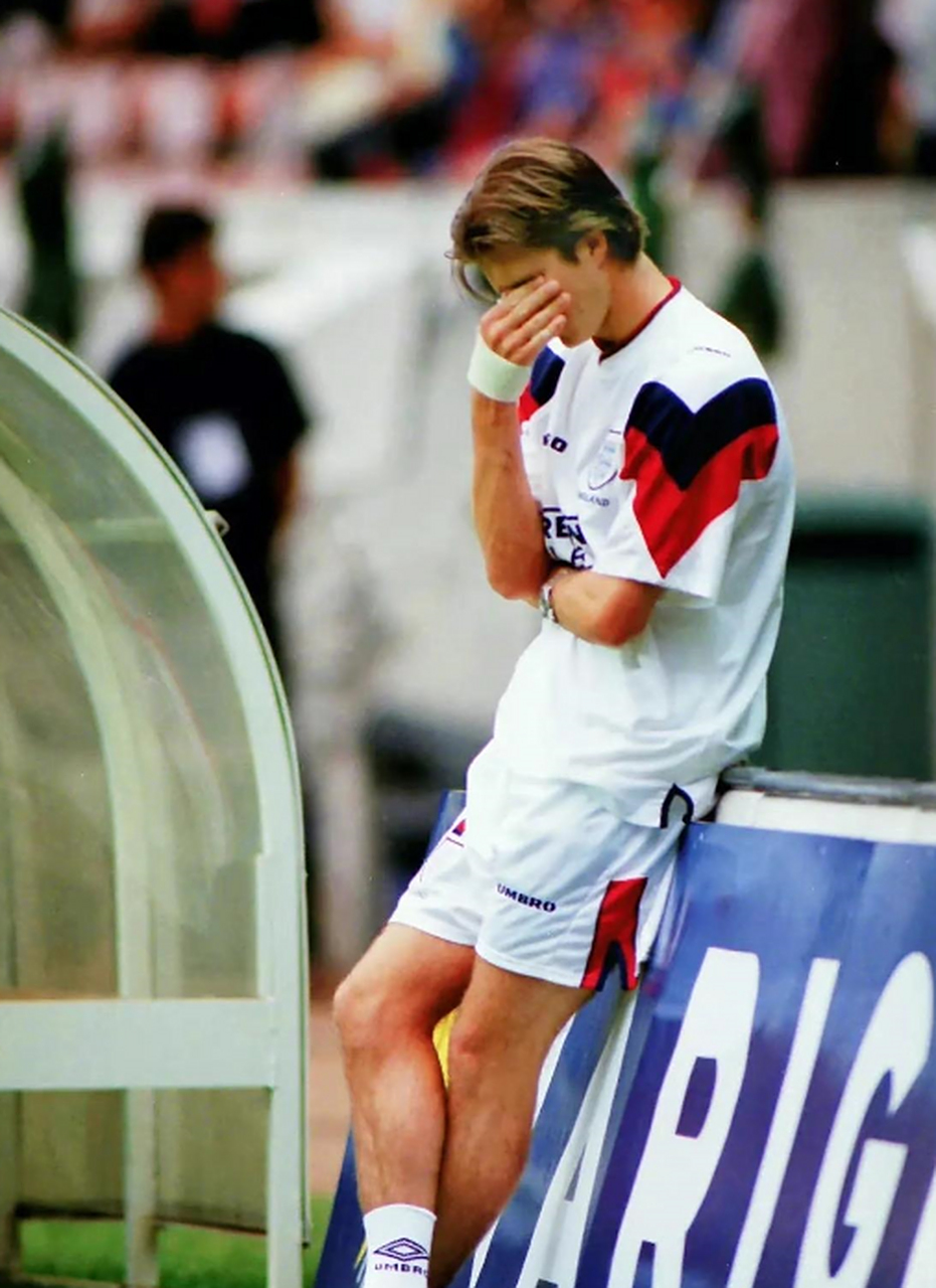 老照片--年轻时候的贝克汉姆