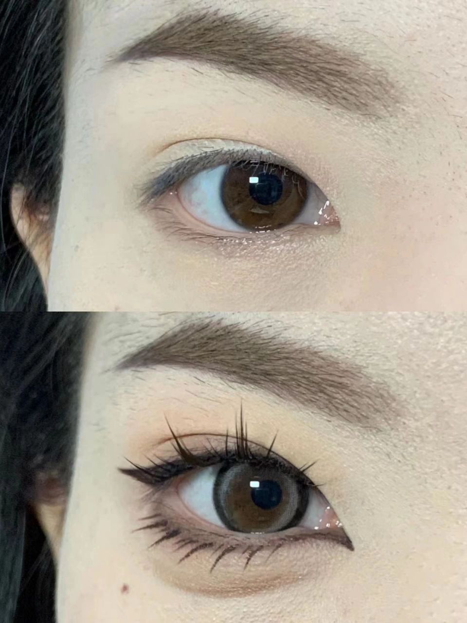 酷拽氛围感内双杏眼来 试试这个野性清冷钓系眼妆呀!