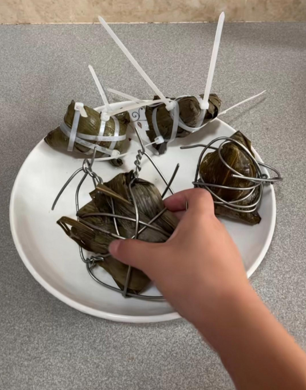 女朋友亲手包的粽子就是不一样