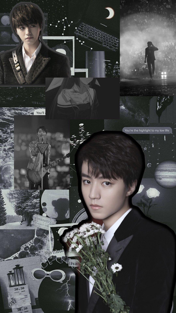 阳光男孩王俊凯潮流帅气拼贴#王俊凯