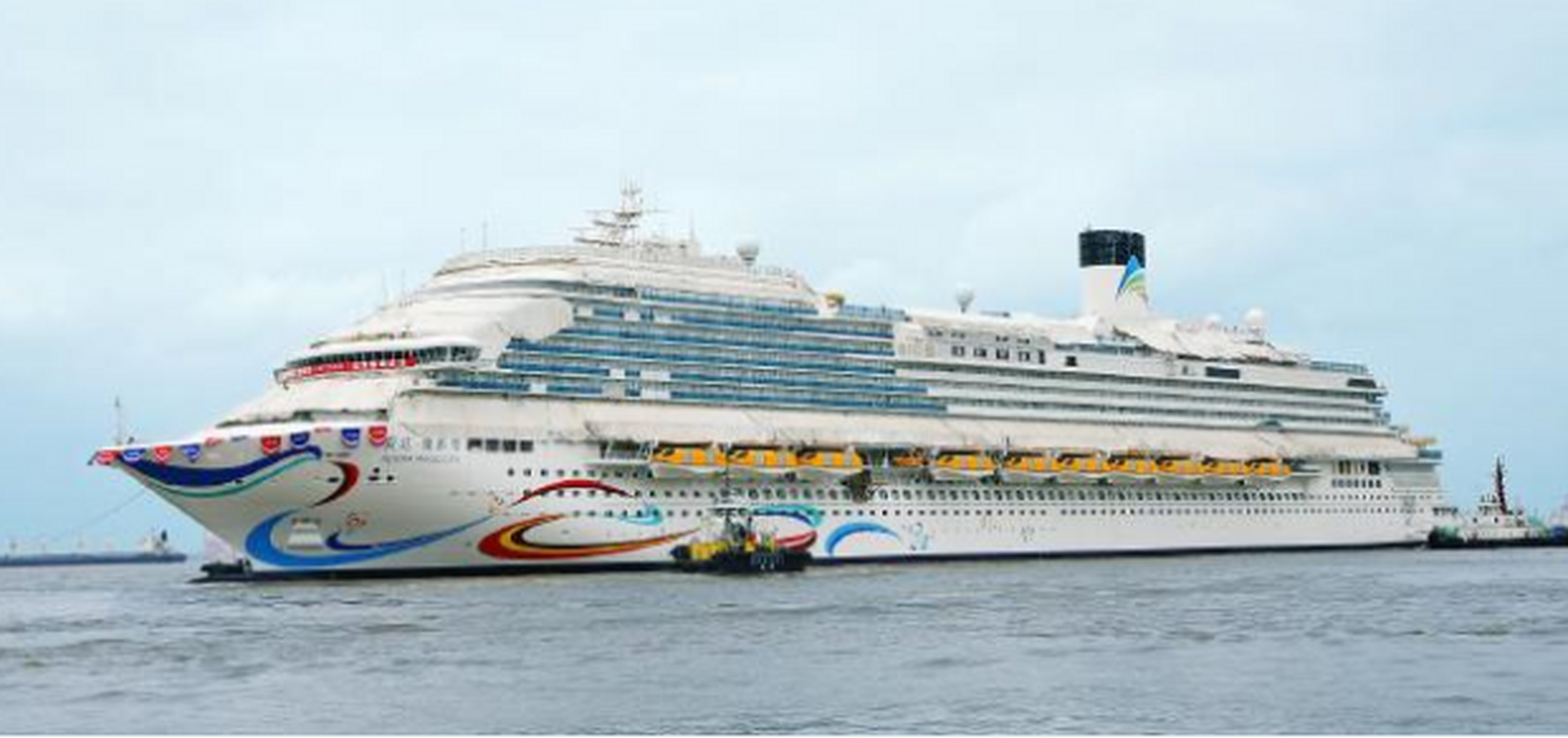 #首艘国产大型邮轮开始首次试航# 据中国船舶集团有限公司旗下上海外