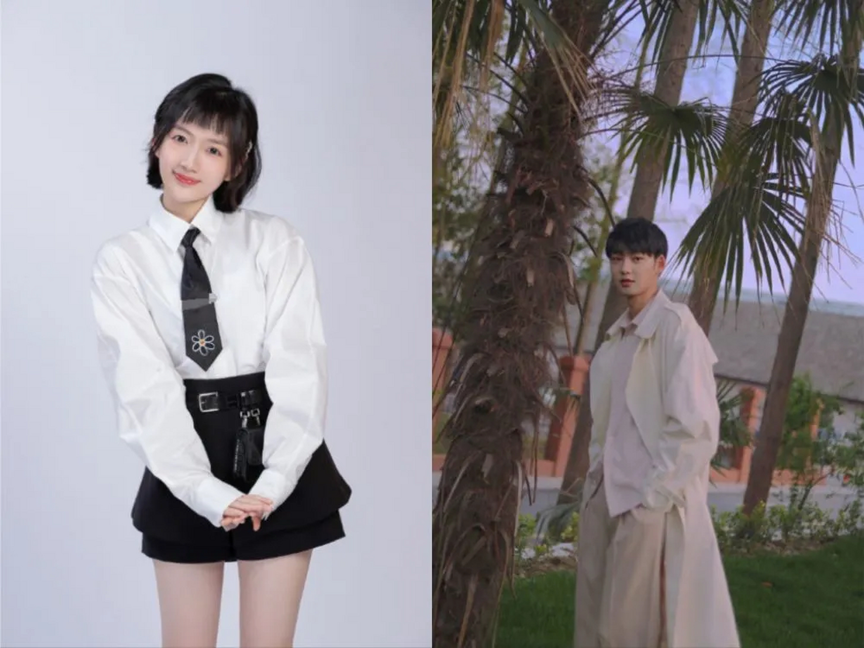 湖南女主持李浩菲与男友街头拥吻,恋情曝光 年近21岁的李浩菲与男友付