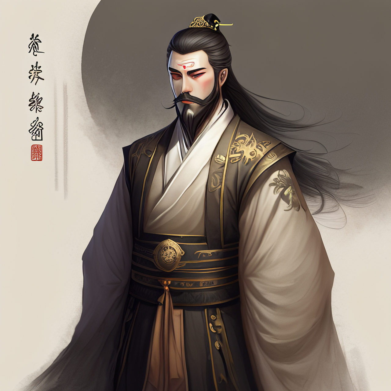 胡尘无甸服,汉月照长安.简洁,优雅,苍茫#百度ai绘图黑科技