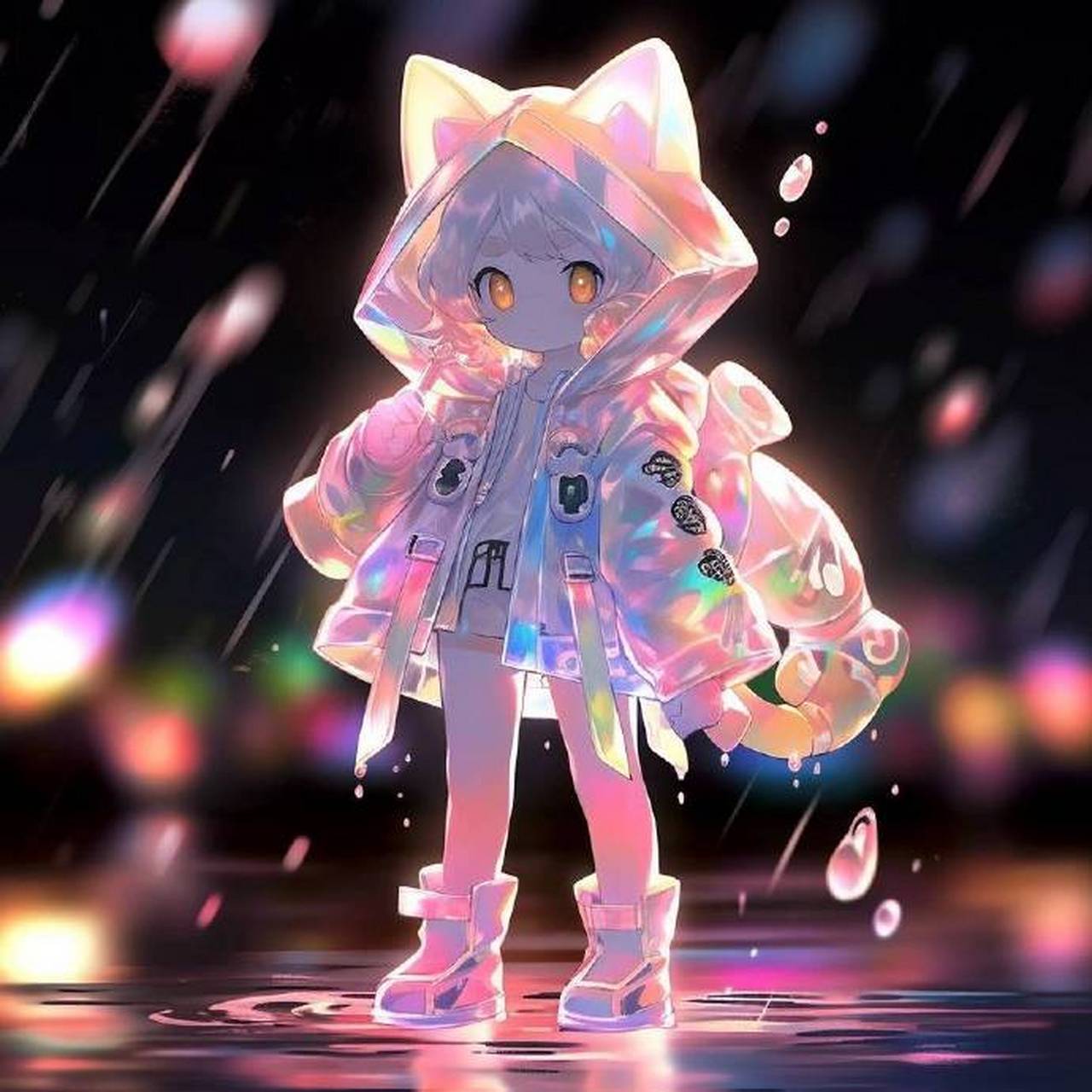 动感光波女生头像 676767