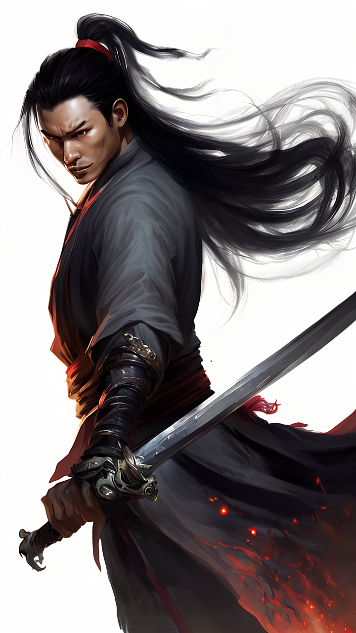 ai绘画# #ai二次元绘画# 挥剑斩灭举世恶敌,以无敌之姿横扫天地#乐享