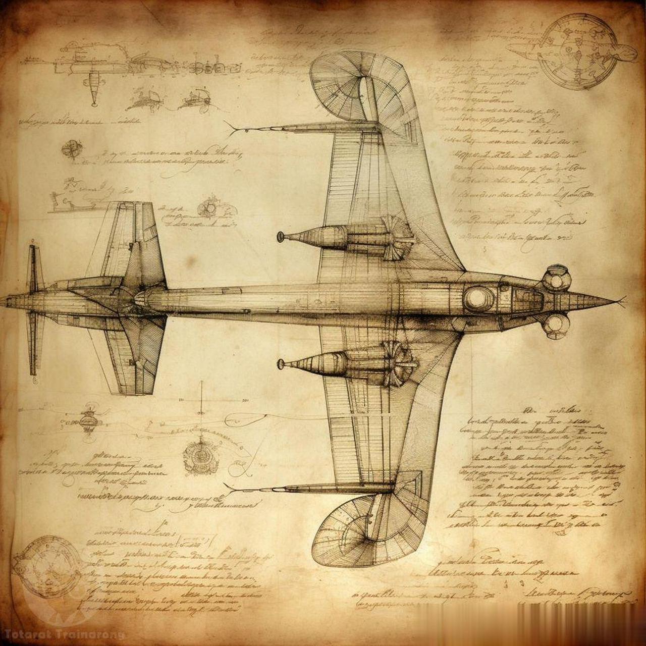 mj ai:那些未被发现的达芬奇手稿 作者