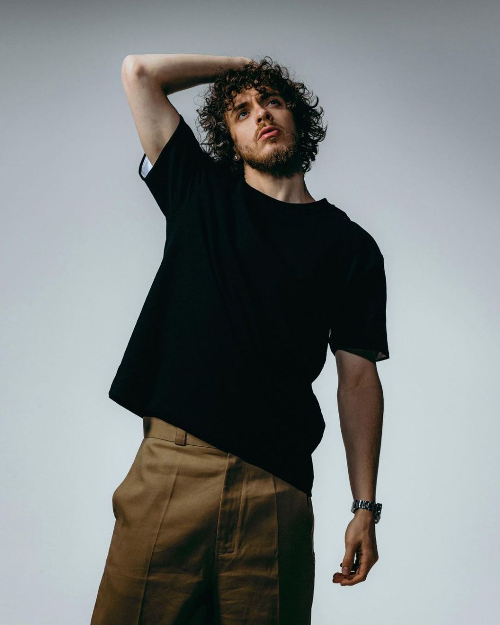 jack harlow 新专辑宣传照,嘴唇太性感了吧!