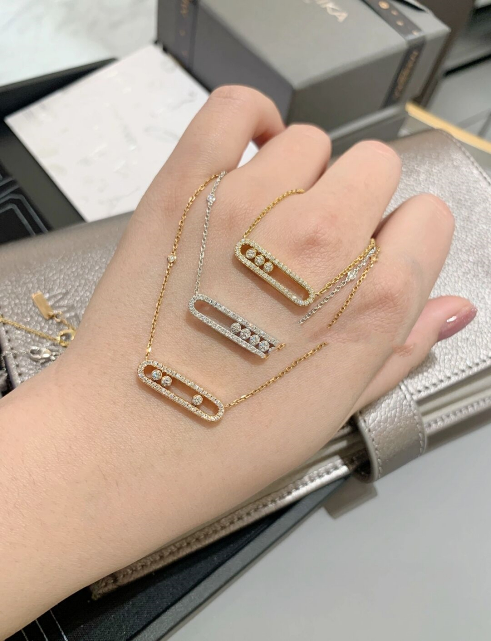 让人心动的钻石项链,来试试吧!  messika 梅西卡