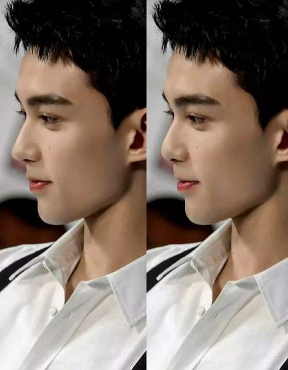 可是少了点辨识度,感觉吴磊的少年感就来自于他的鼻子和嘴,作为明星