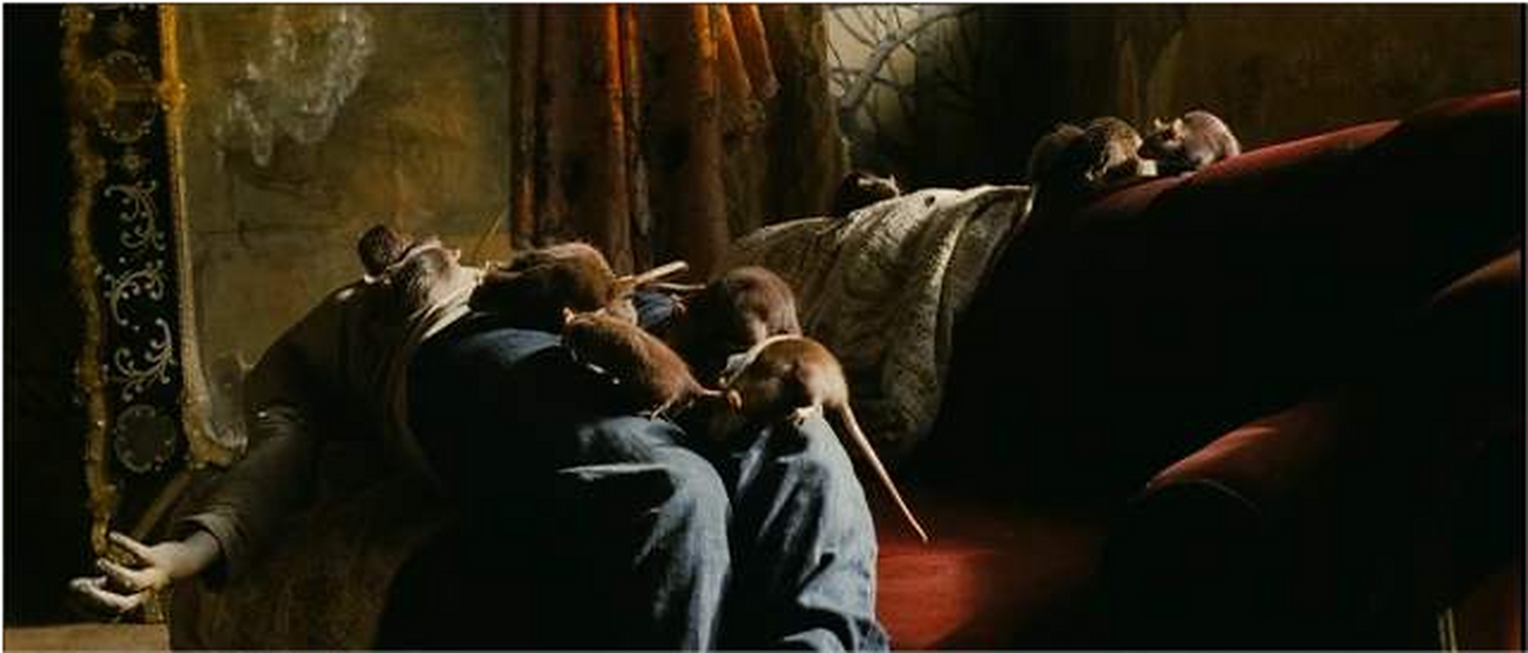 尔冬升导演的《门徒》里,张静初饰演的吸毒者阿芬暴毙时身上爬满了