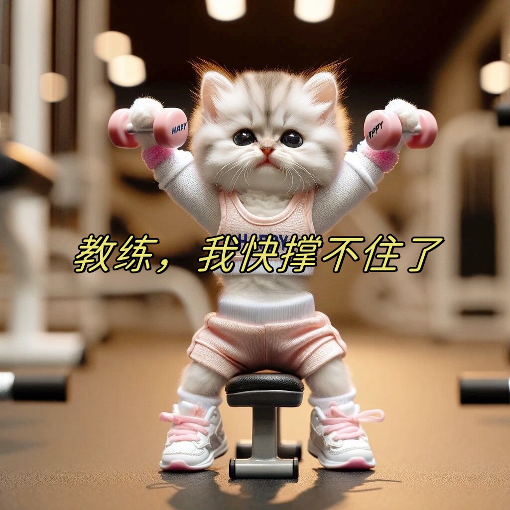 happy猫展现出了顽强的毅力和决心,它拼尽全力,不