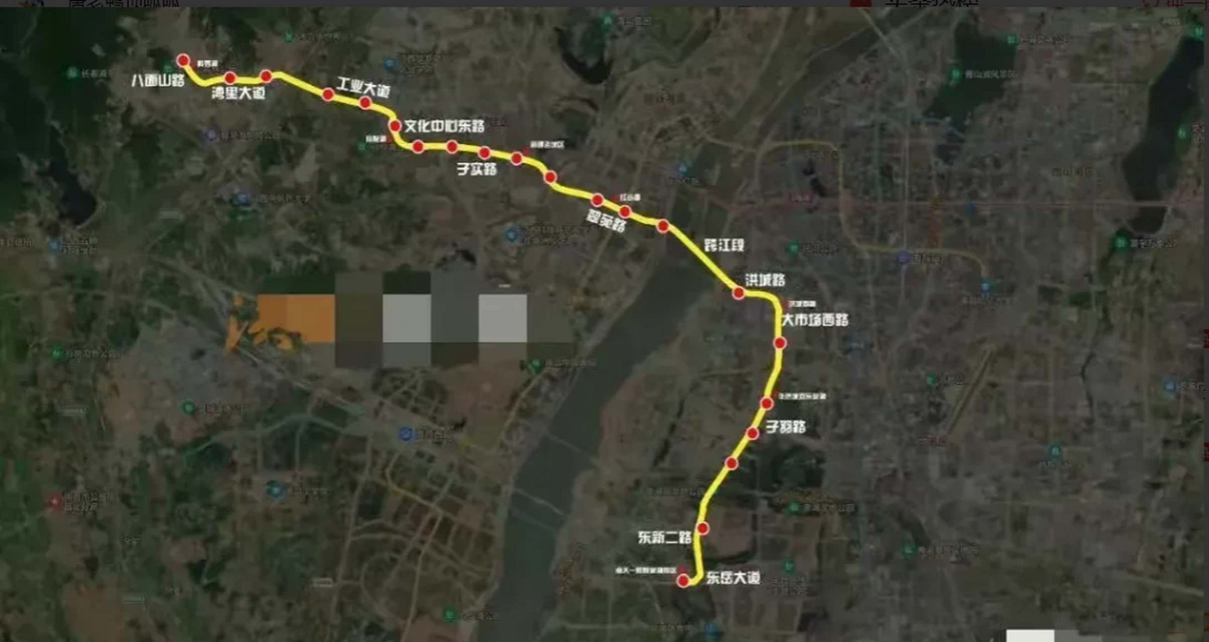 南昌地铁6号线线路图  从最新的规划方案看,南昌地铁6号线由湾里区