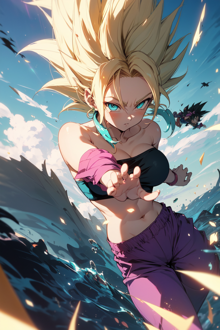 今天给大家分享七龙珠里面的女性角色,全部都是通过ai绘画完成的.