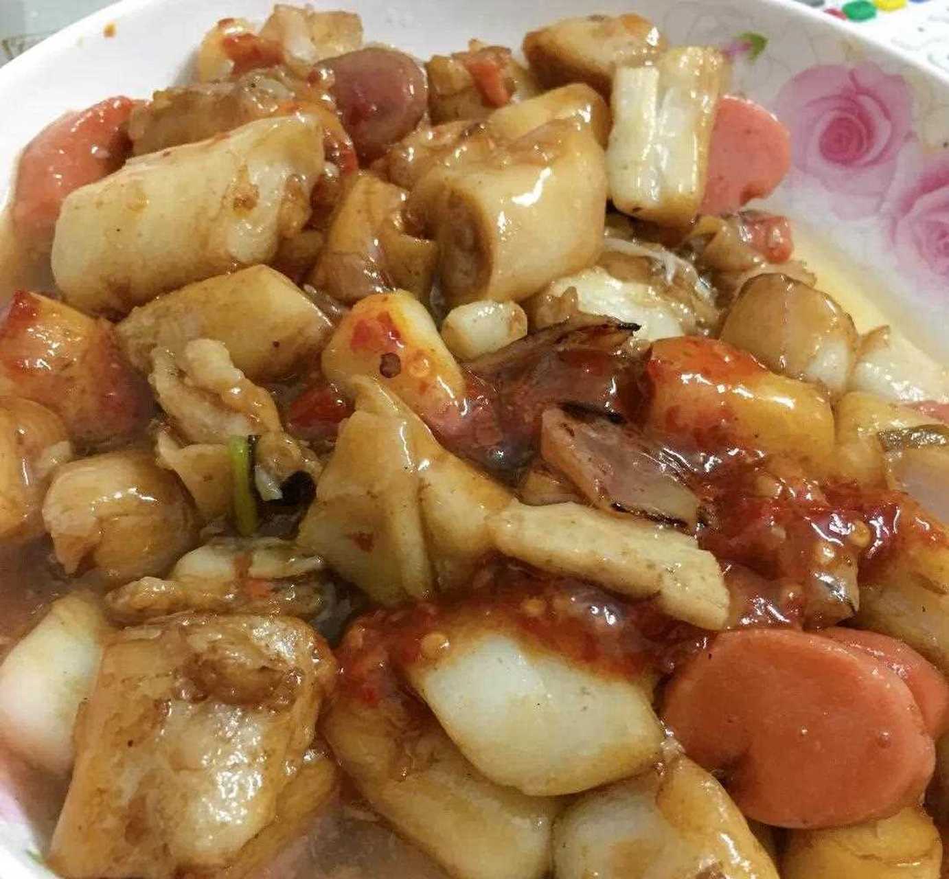 [二哈] 想念陆丰街头的炒卷粿啊～ 卷粿,也是一种米食,跟粿条的粿粉是