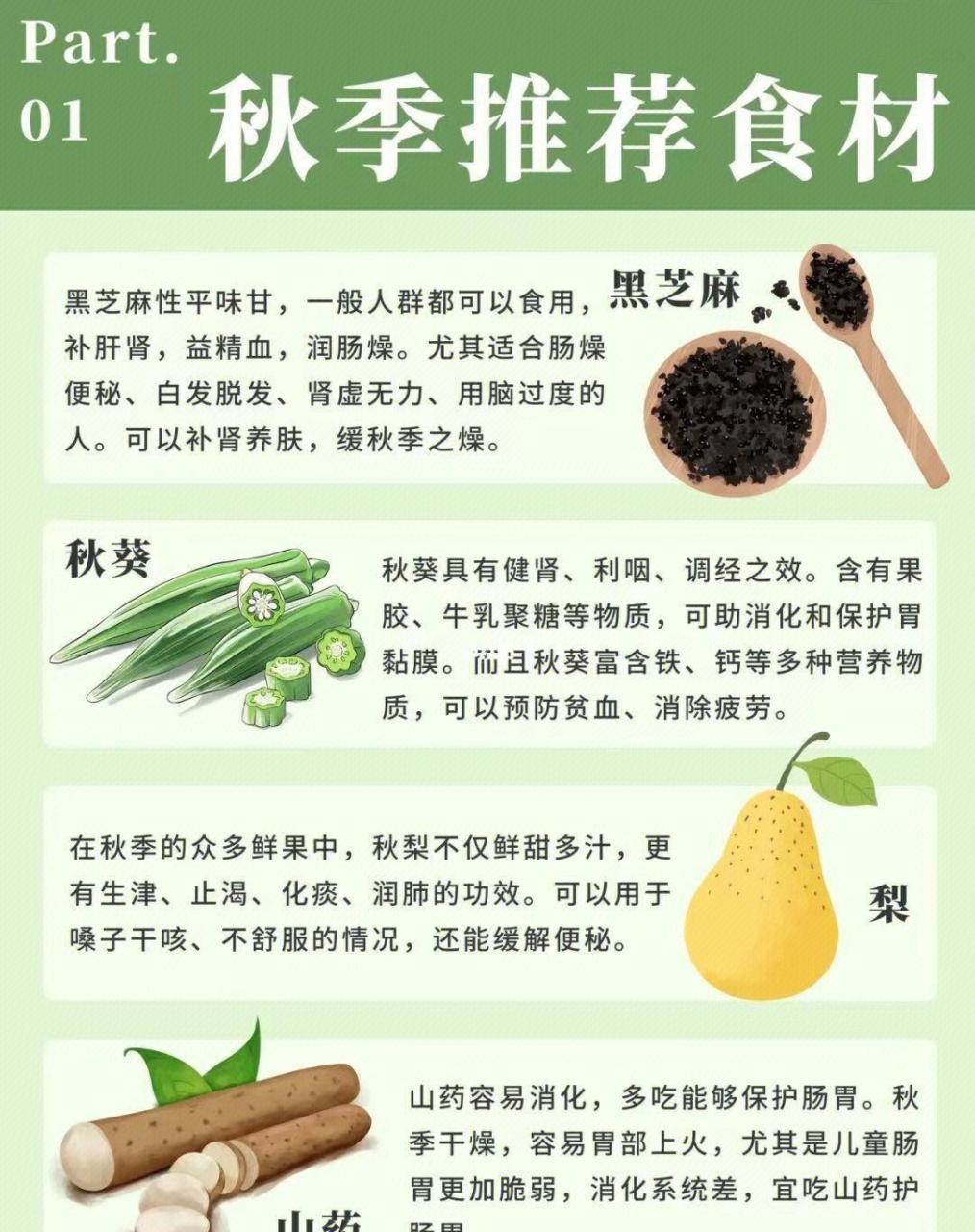 秋季养生:滋补食材 食谱,养颜润燥,健脾胃 民间素有"秋天贴秋膘"之