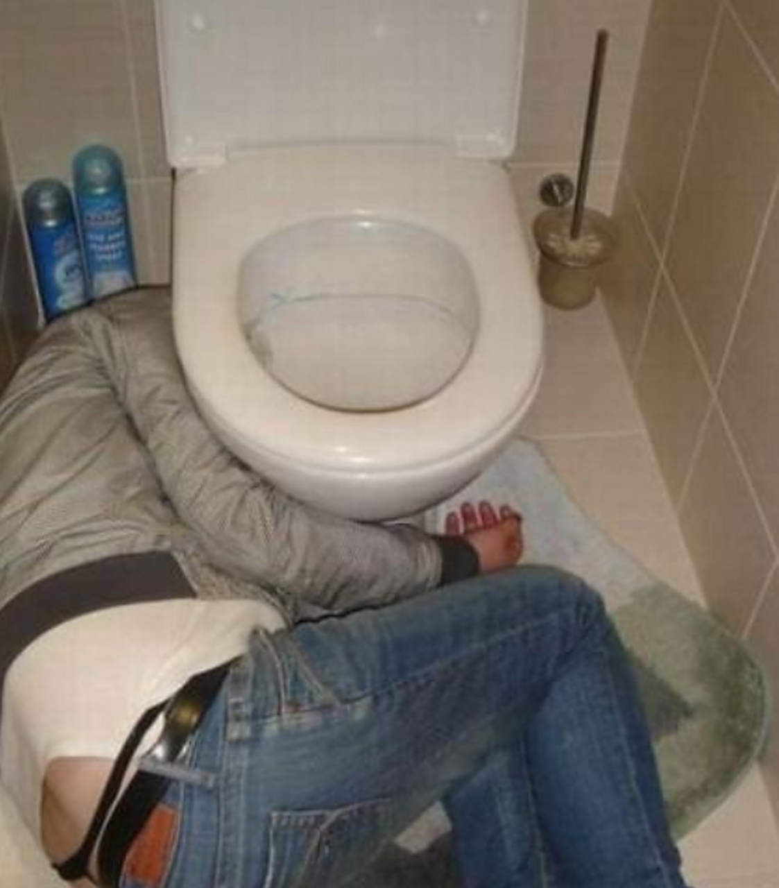 今夜不醉不归,抱着马桶当女友