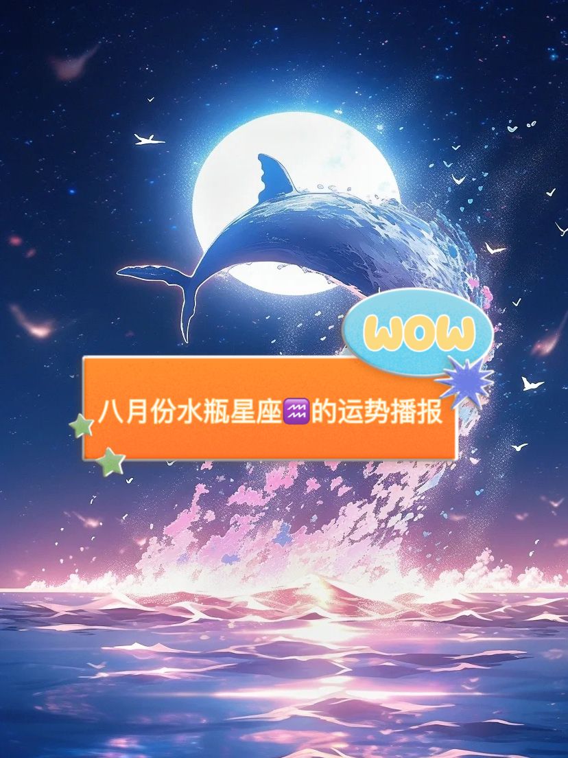 八月份水瓶星座的运势播报  在这个八月里