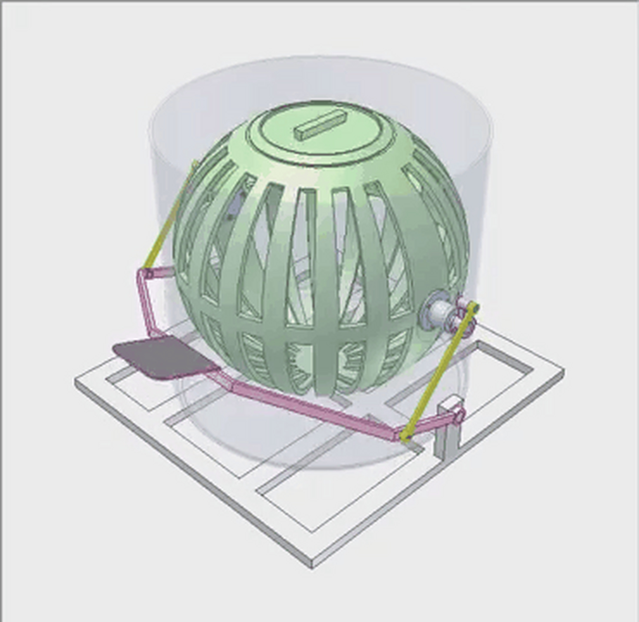 脚踏球式洗衣机