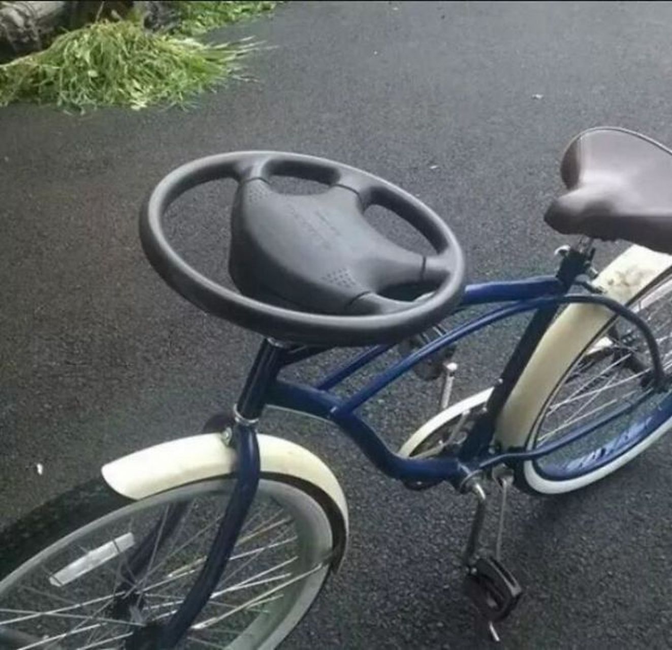 与众不同的自行车方向盘