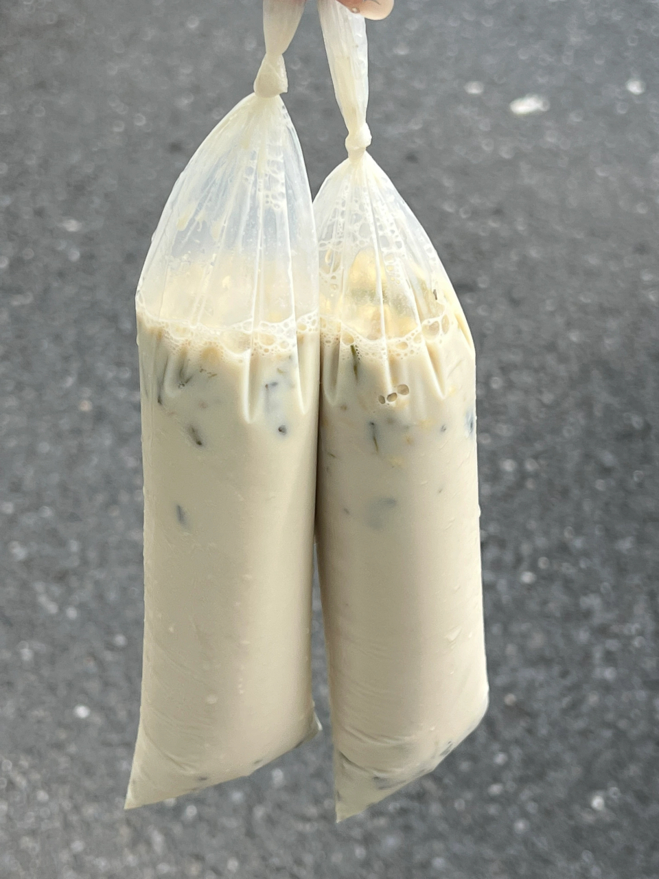 上海街头1r一条的茉莉花冰豆浆 冰冰凉凉好适合夏天!