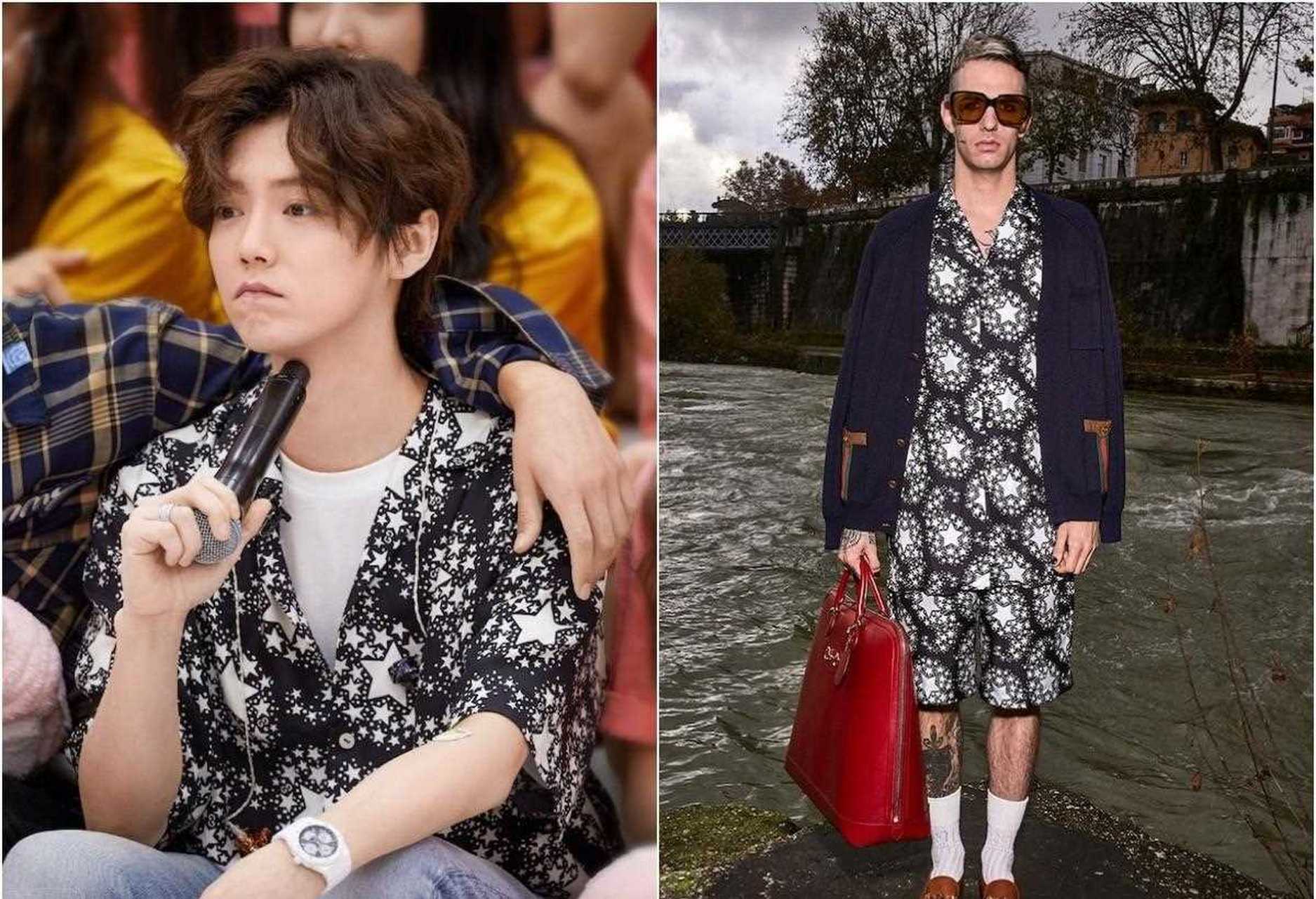 《創造營2020》,鹿晗 in gucci 2020早秋系列