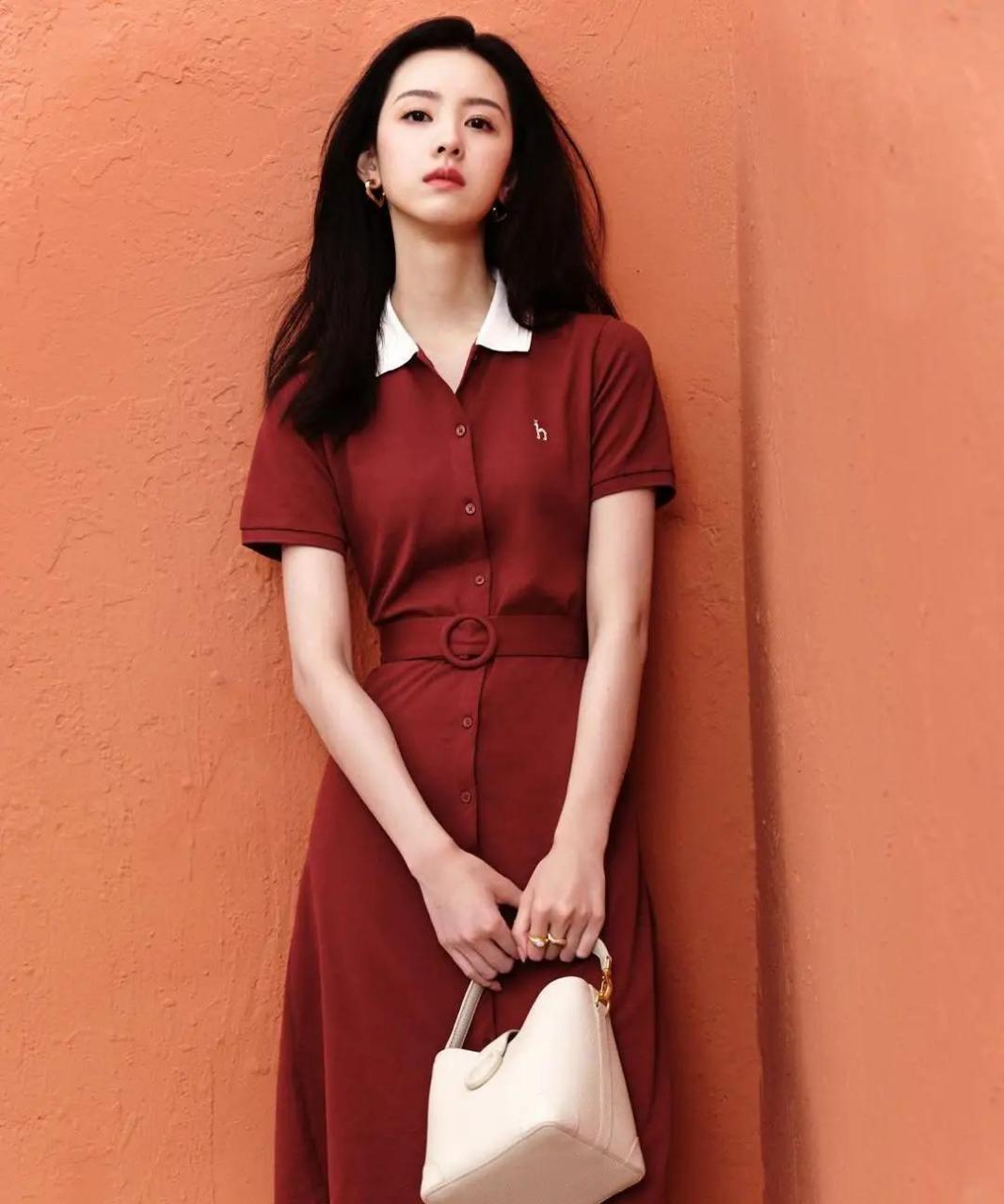 陈都灵 hazzys女装代言人,太美了