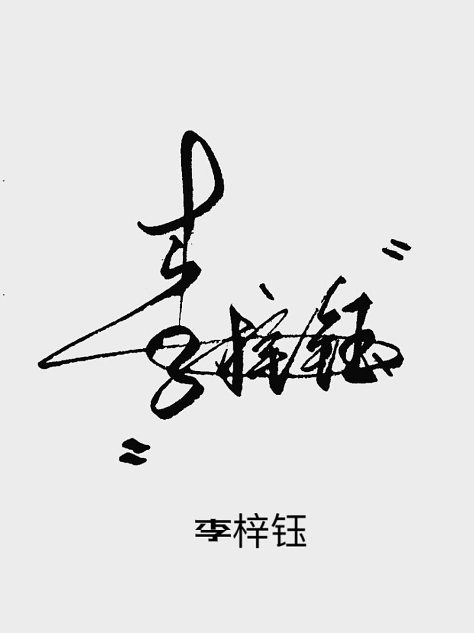 名字设计成为精美的艺术签名