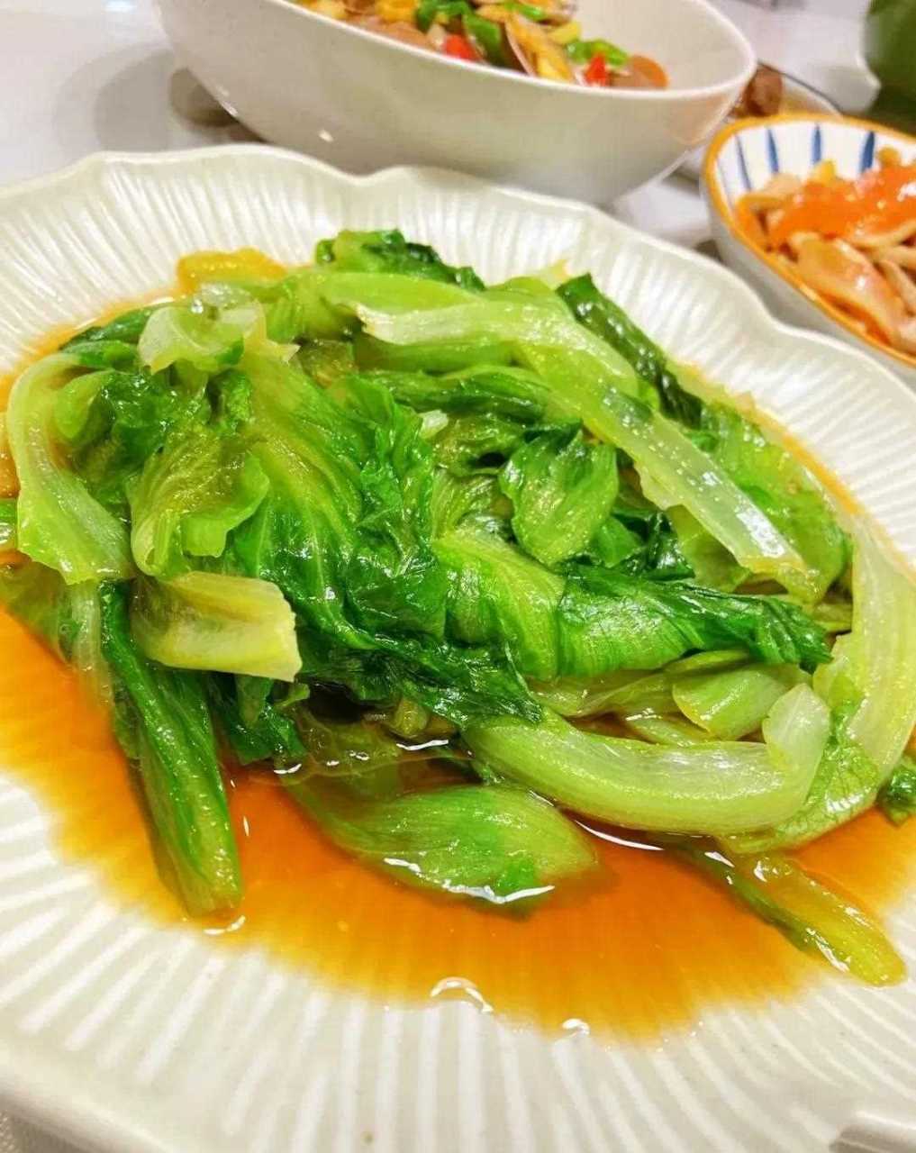 杏鲍菇炒生菜图片