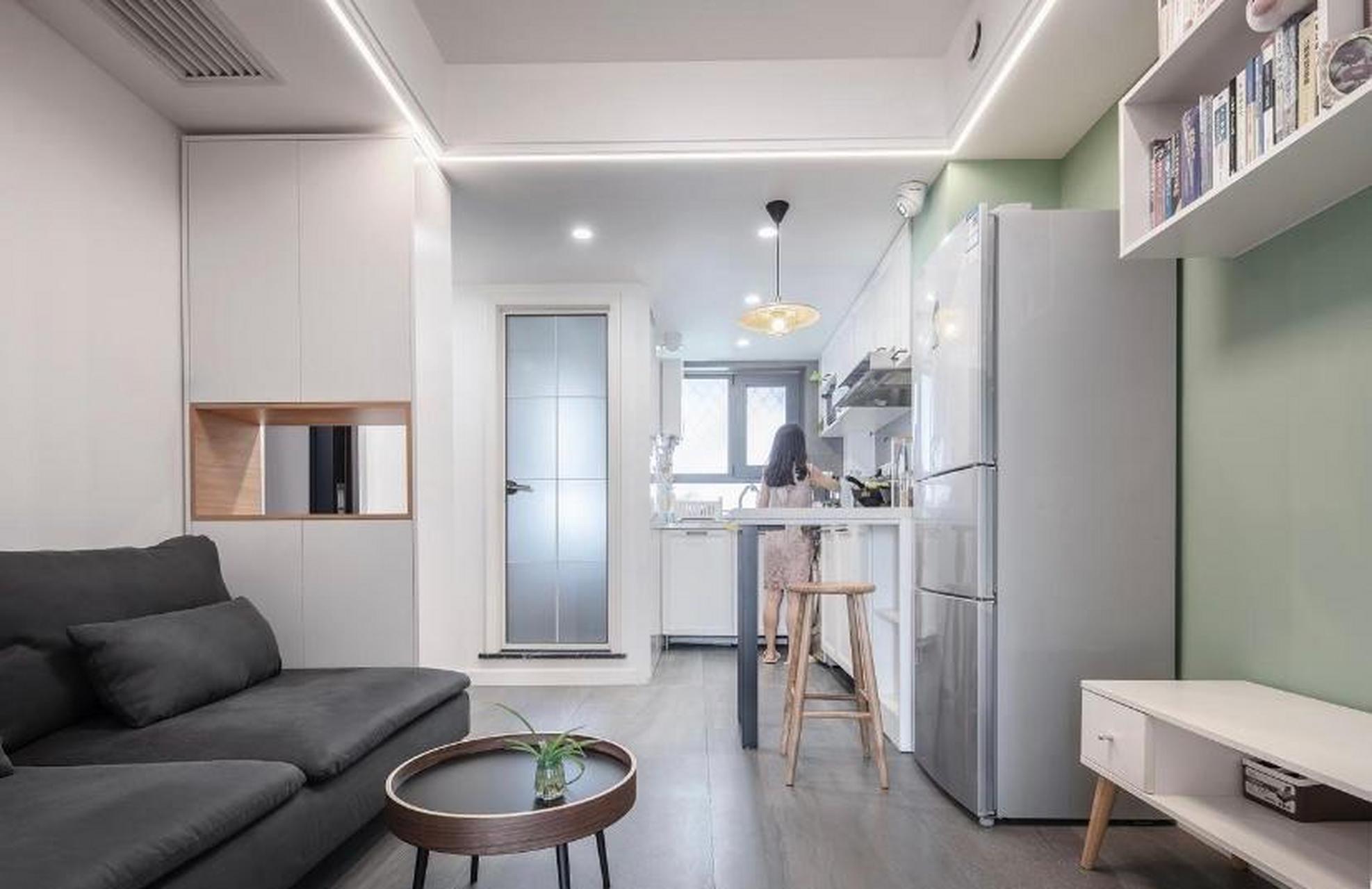 45平两室一厅的小户型装修  [泡泡枪]为了功能的进一步优化完善,空间