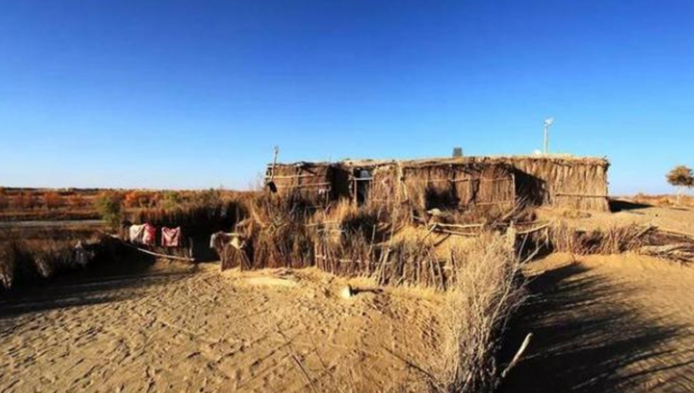 中国沙漠第一村,坐落于沙漠深处,村民不知今夕是何年何月 牙通古玫