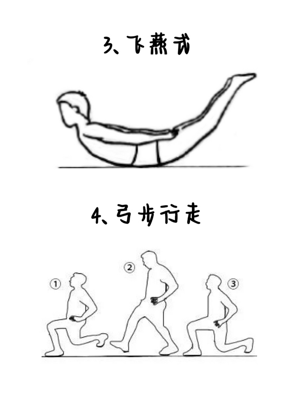 腰部锻炼动作图片