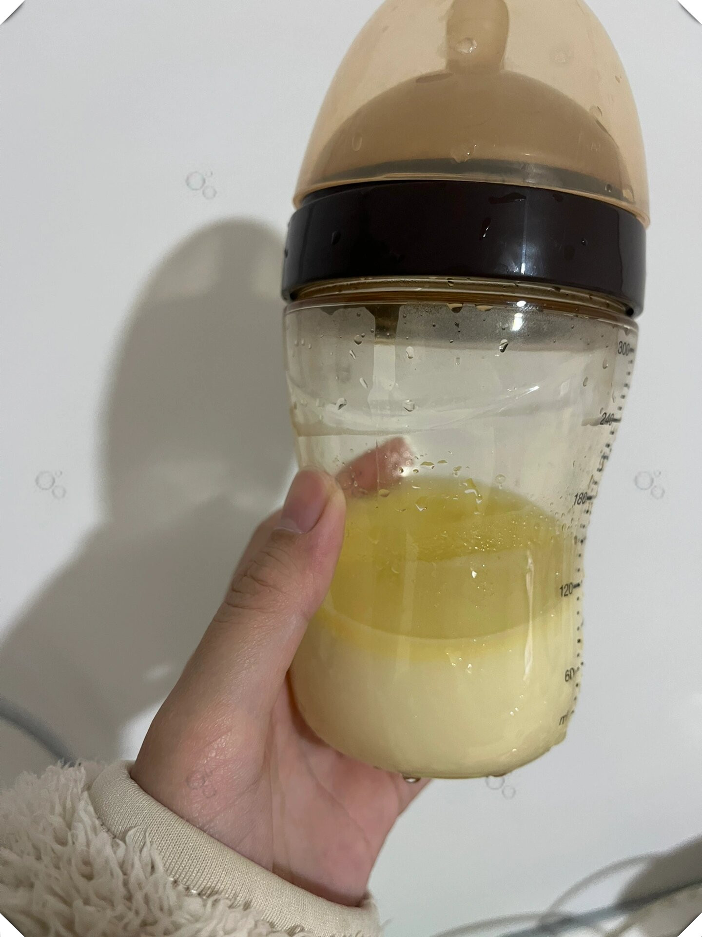 母乳的解冻过程完毕~