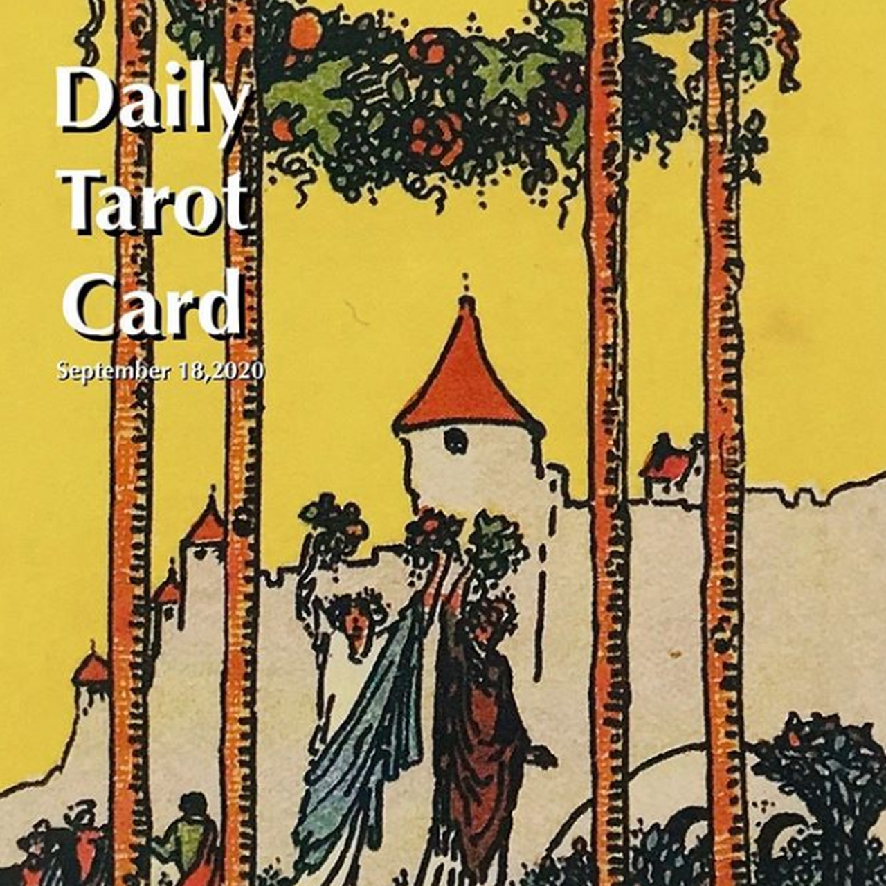 今日塔罗牌:four of wands 权杖四是稳定发展,逐步迈向胜利的一张牌