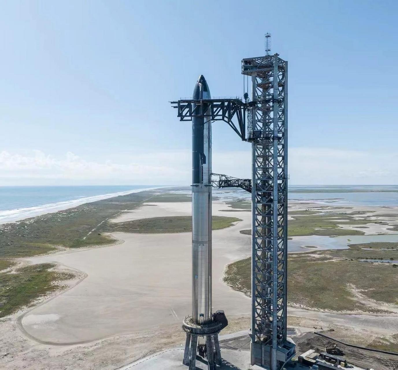 【来自中国网友的爱】#spacex星舰最快今日首次发射