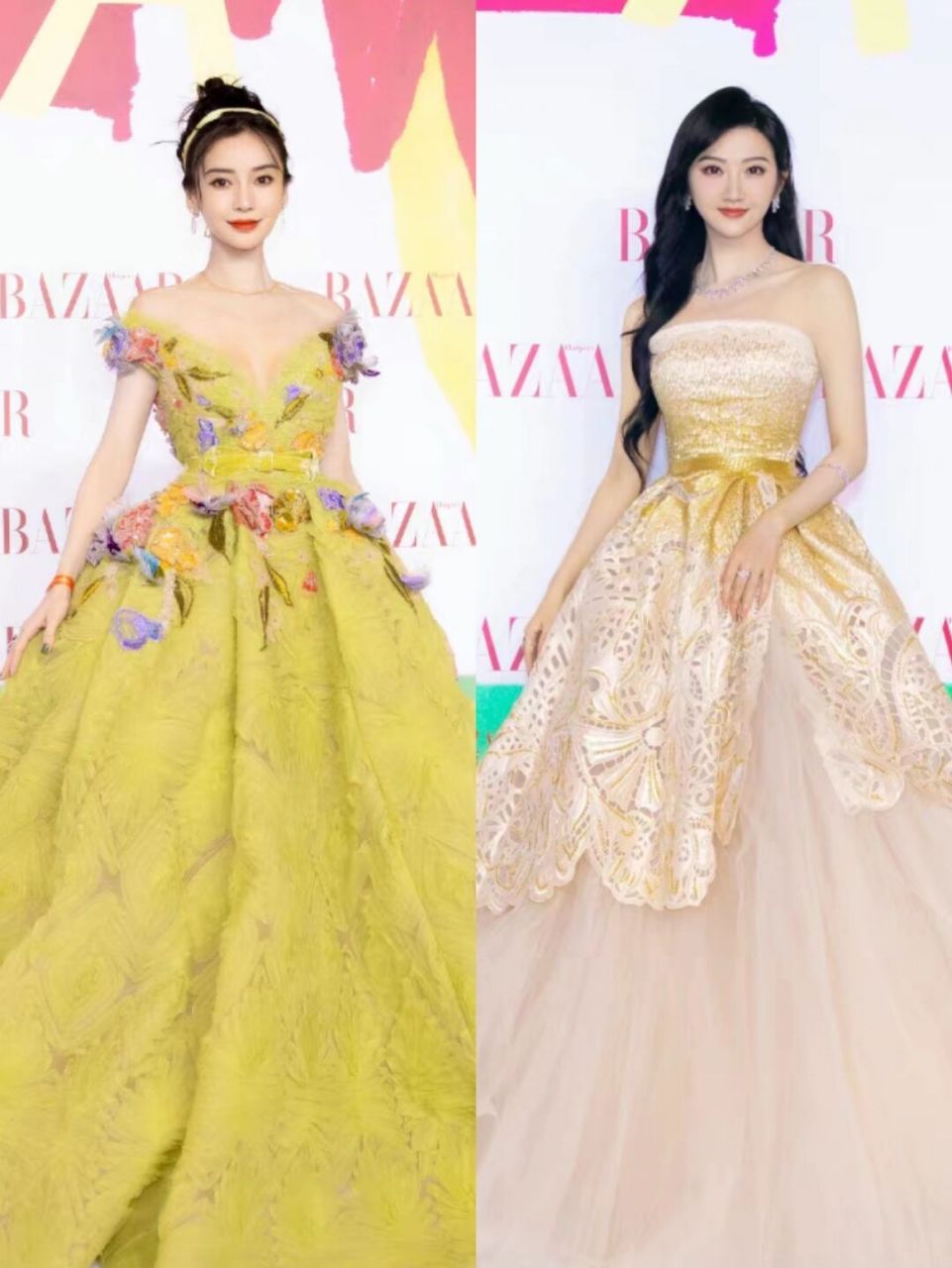 时尚芭莎慈善晚宴  数位明星齐现身,各种行头大秀美满, 不少高定,限定