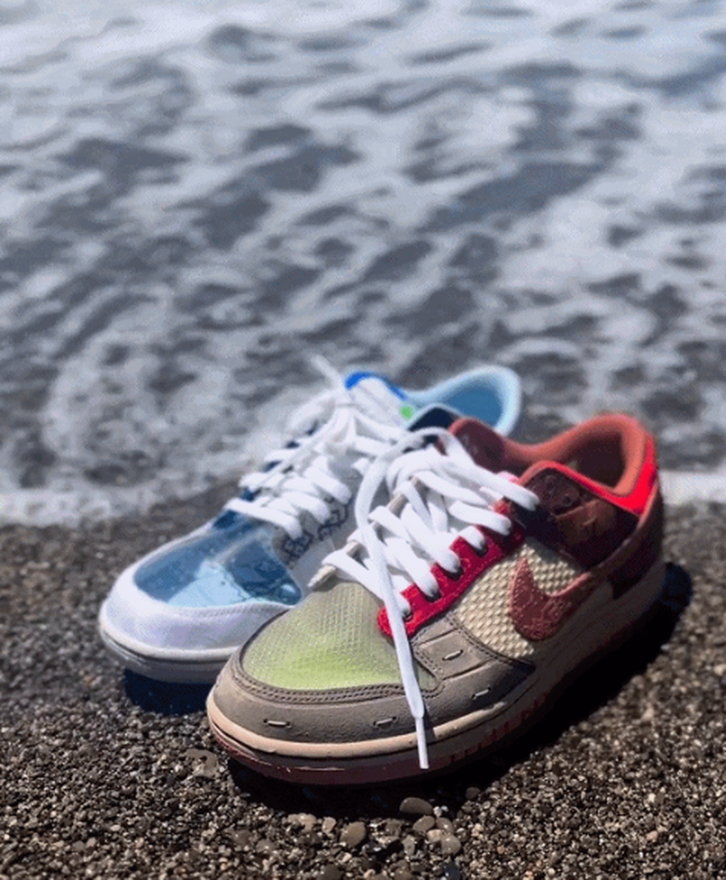 继续亲自在社交媒体晒出了和nike的最后一次合作"what the clot"的