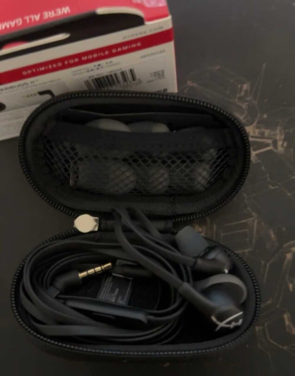 极度未知(hyperx)原金士顿云雀2 电竞入耳式游戏耳机,让你听声辩位