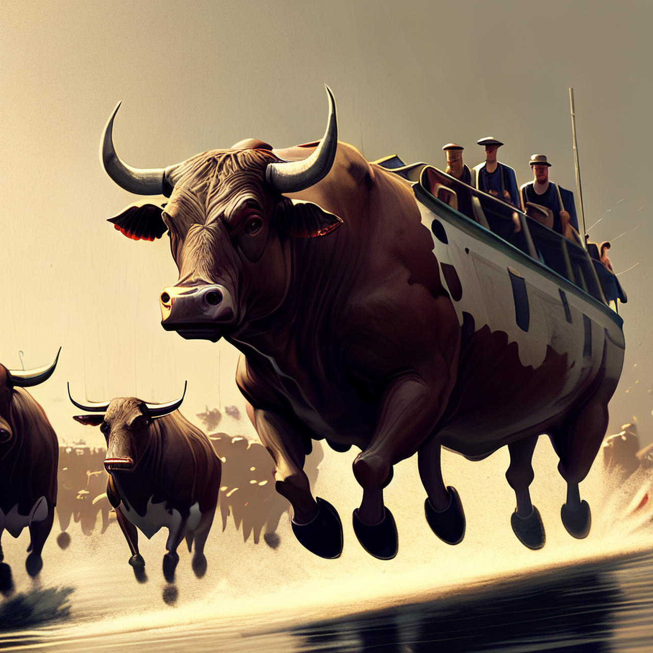 吕城校奔牛,客舟更迟回.恬淡,缥缈,生机#百度文心一言来了