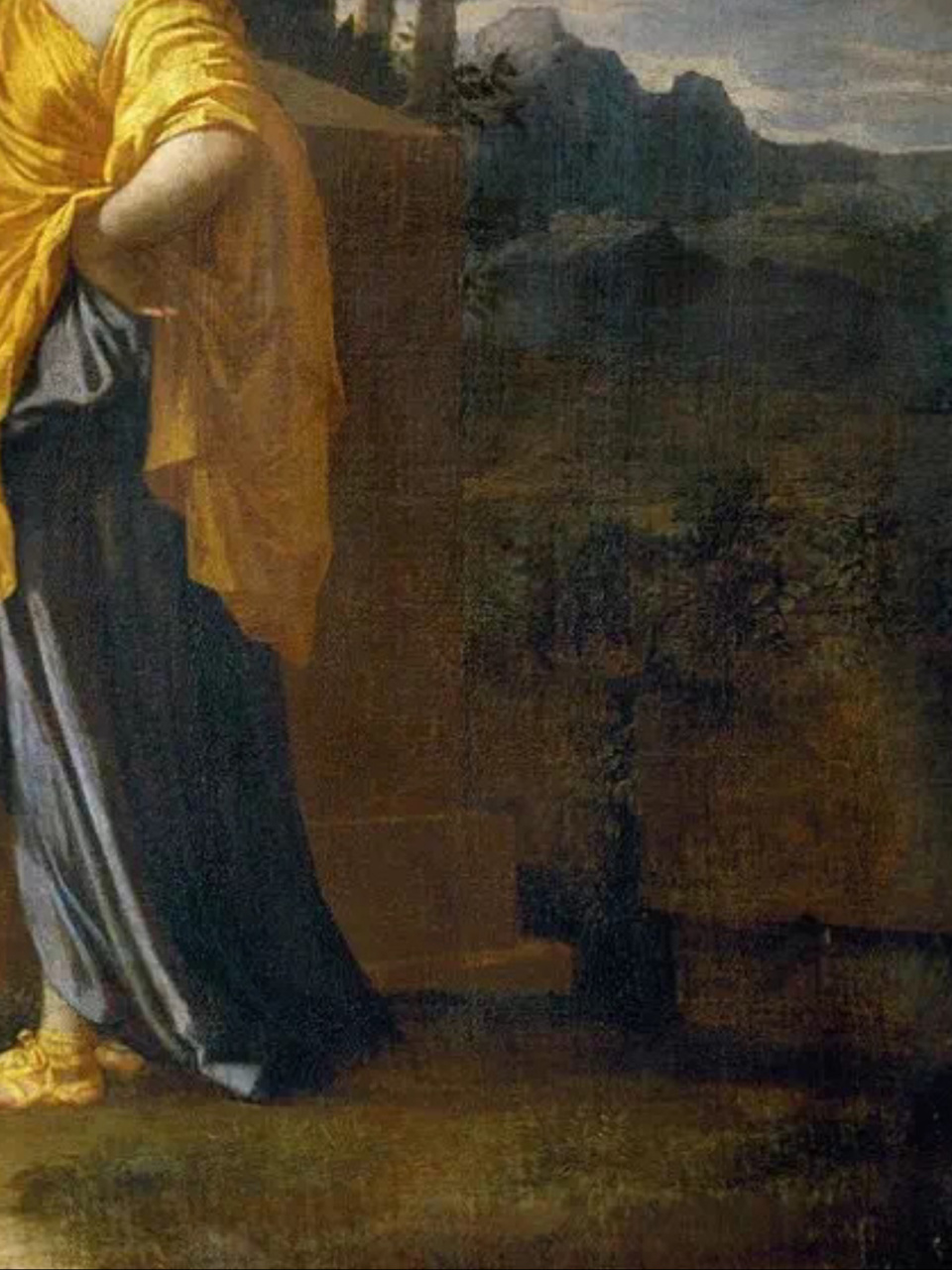 17世纪法国-阿卡迪亚牧人 作品背景:是17世纪法国普桑的油画作品 作品