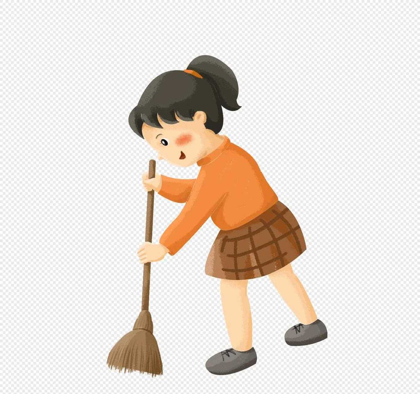 女儿从小就喜欢劳动,我真的没有主动要求她一定要做什么