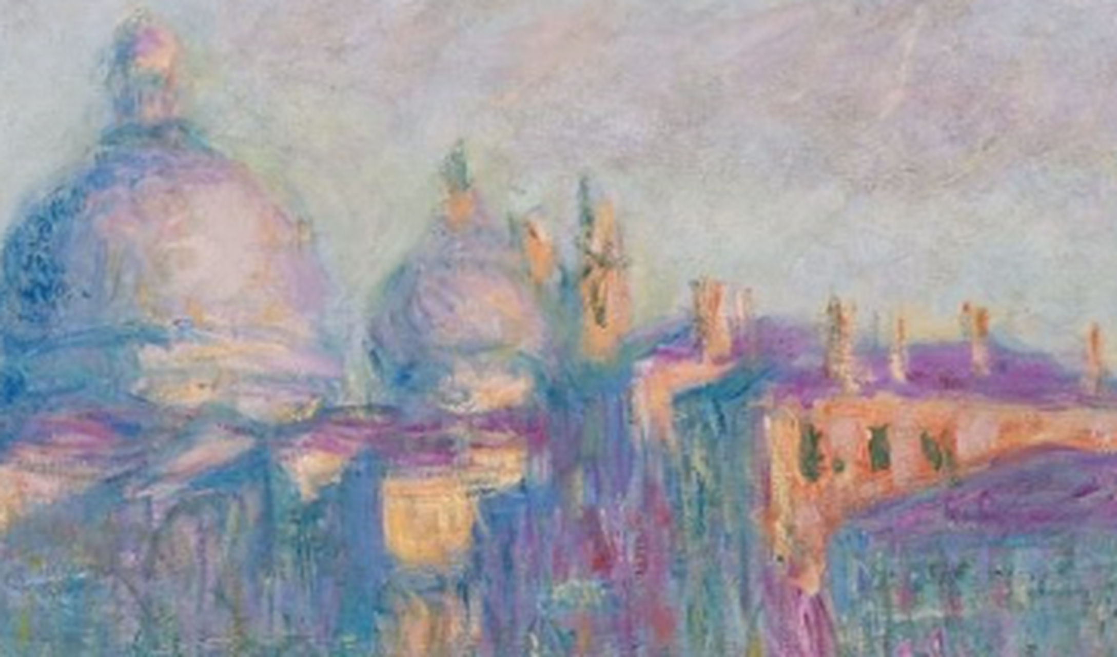 莫奈《威尼斯大运河》 克劳德·莫奈(claude monet,1840年11月14日