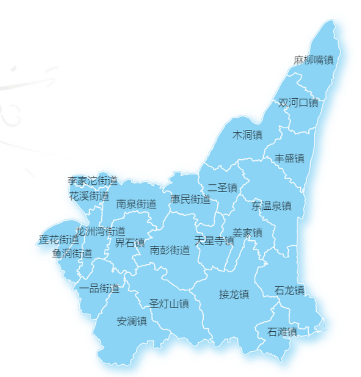 重庆巴南区地理位置图片