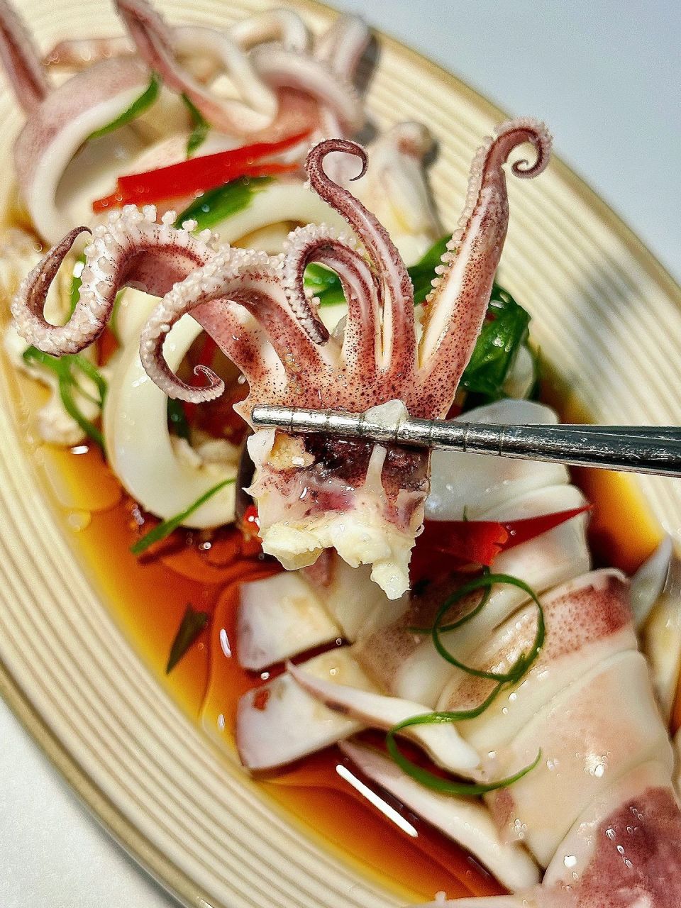 葱油鱿鱼!也太好吃了吧!