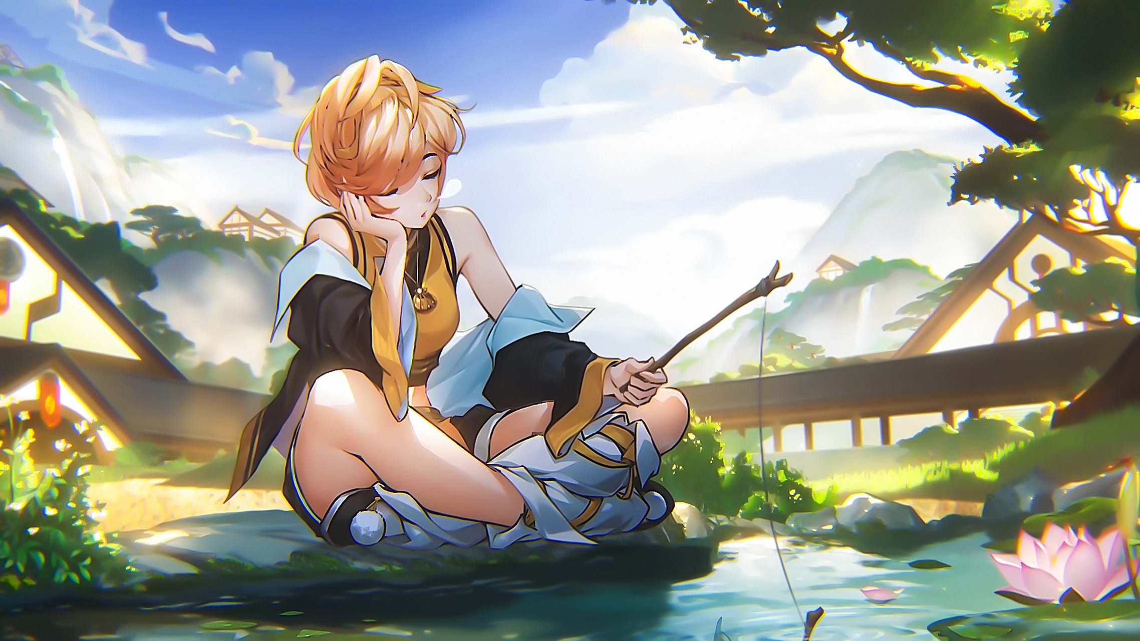 王者新英雄姬小满高清动漫壁纸:稷下武道学院最令人头疼的学生,美好的