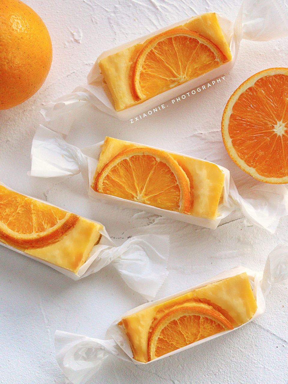 麻阳冰糖橙当季大丰收 安排这道香橙芝士条 原味芝士条一直是