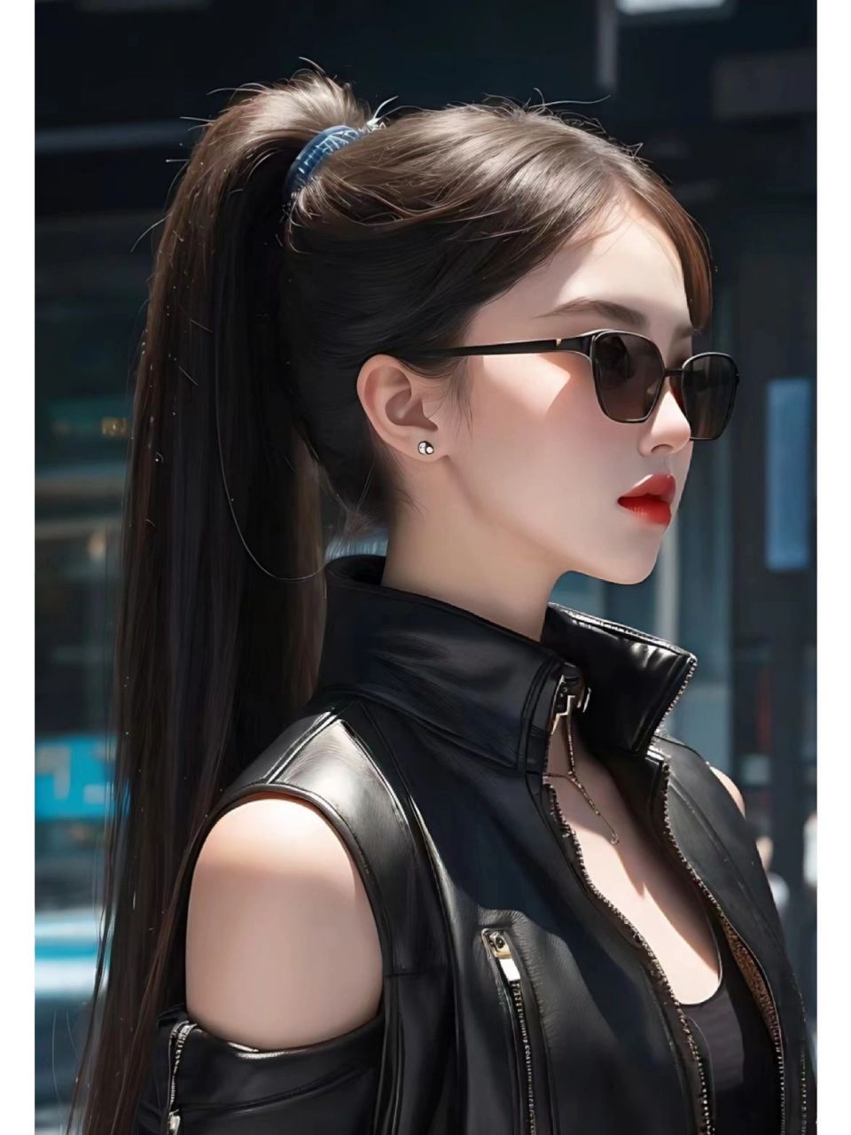 又酷又飒的拽姐头像|女生头像|ai插画