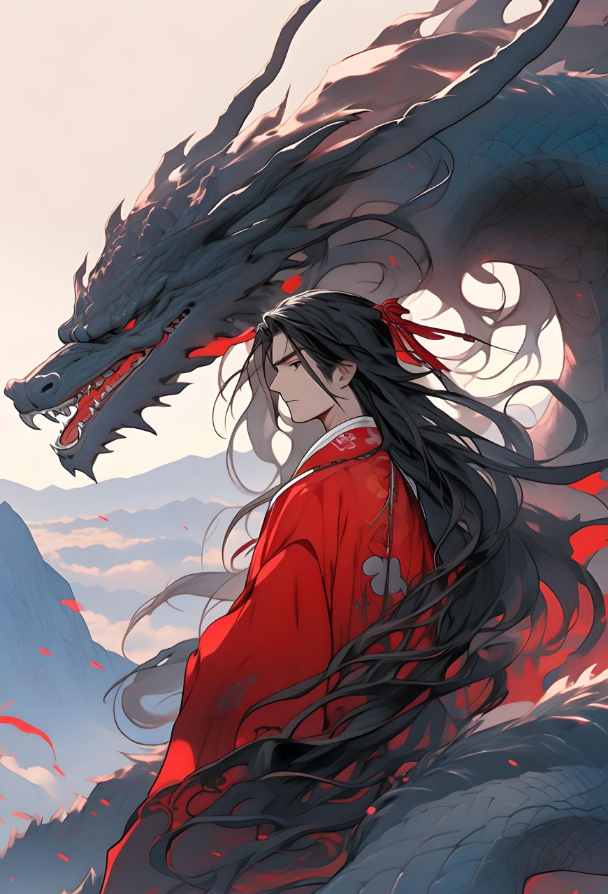 群山倾倒,逐龙临峰.