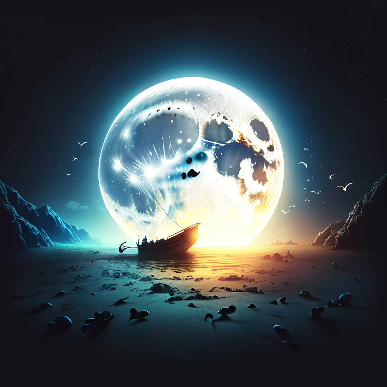 百度ai绘图黑科技#壁纸,微视图,古风绘画,中国风,描绘古诗词,古典 ..