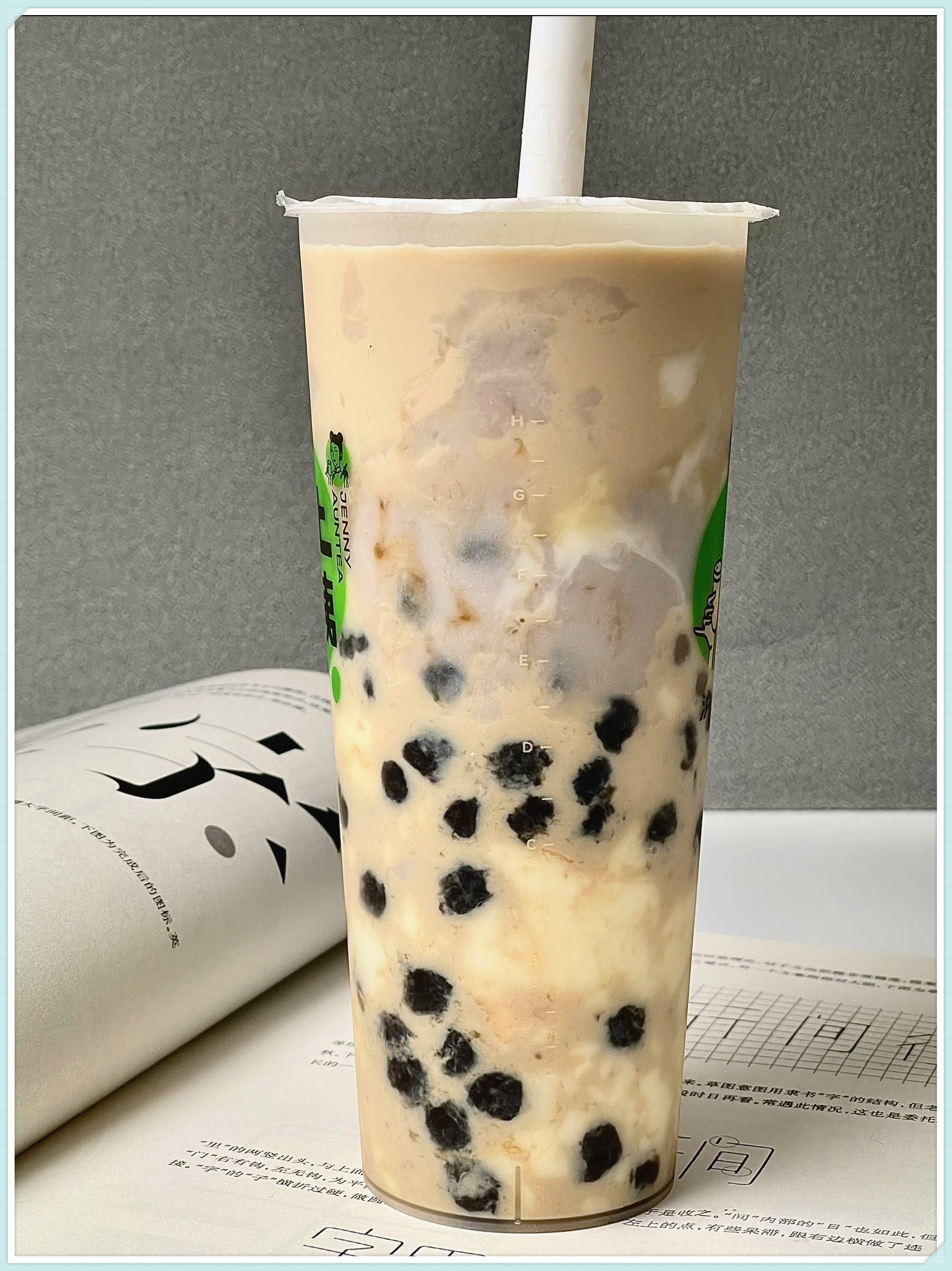 他们家的厚芋泥波波奶茶简直是绝了!