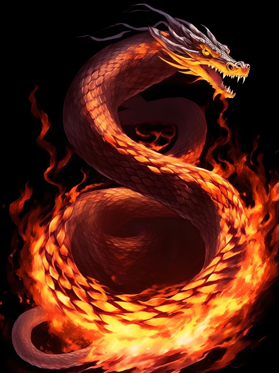 a绘11,#蛇##图片##动漫壁纸